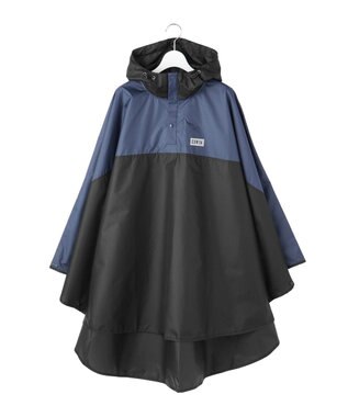 MOONBAT EDWIN(エドウィン) バイカラー  レインポンチョ ブラック