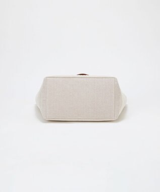 TOPKAPI 【Breath TOPKAPI】SMILE COLLECTION エンボス スマイル ビッグ トートバッグ /スマイルチャーム付き ベージュ