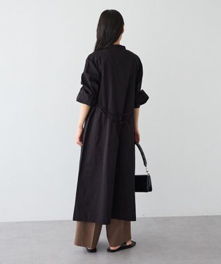 CRAFT STANDARD BOUTIQUE インド製 カットワークシシュウワンピース Black
