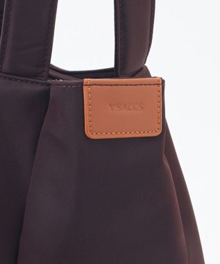 Y'SACCS 【大人のおしゃれ手帖11月号掲載】本上まなみ×Y'SACCS ナイロンボンディングトート ワイン