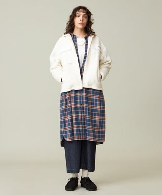 J.PRESS YORK STREET 【UNISEX】フリース フルジップブルゾン アイボリー系