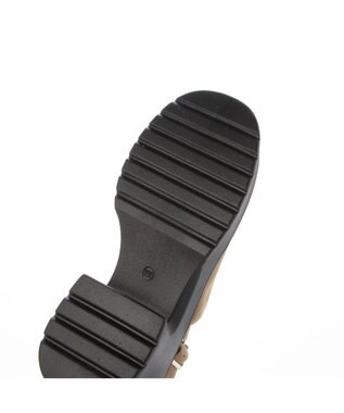 MODE ET JACOMO <noyau>センターライン厚底サボサンダル キャメル