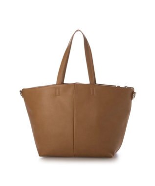 UNBILLION カシュカシュ cachecache / 収納ポケット付2wayソフトトート ベージュ