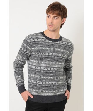 DAKS フェアアイルウールクルーネックセーター