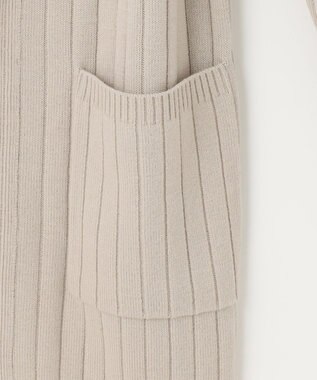 自由区 【ご好評につき新色追加】【WEB限定・洗える】ウールミックス フード付きカーディガン [新色]ベージュ系