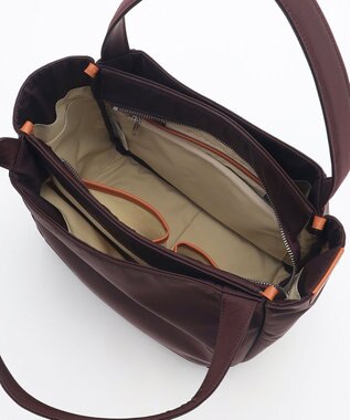 Y'SACCS 【大人のおしゃれ手帖11月号掲載】本上まなみ×Y'SACCS ナイロンボンディングトート ワイン