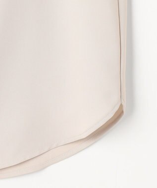 ANY SIS プリーツスリーブ ブラウス グレージュ