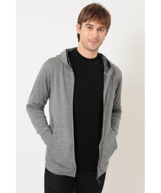 DAKS フード付きメリノウールカーディガン