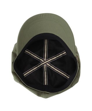 MOONBAT ポール & ジョー (PAUL & JOE ACCESSOIRES) ロゴプレート 無地 キャスケット カーキ