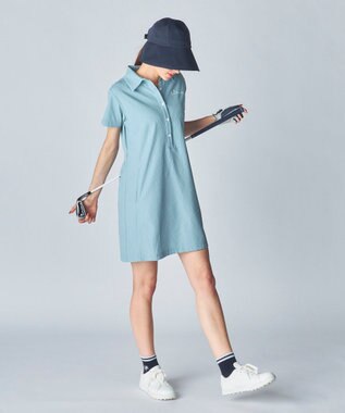 FILA GOLF／marie claire 【marie claire SPORT】 ストレッチサッカーワンピース グレー