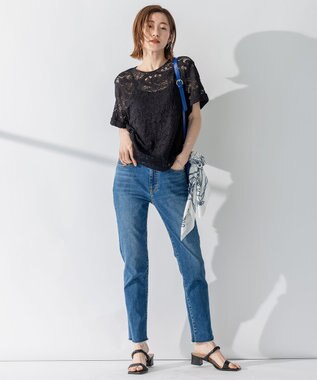 23区 【STORY7月号掲載】ドローイングシップスカーフ アイボリー系1