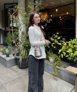 Green Parks AnriettMusee ふくれジャガードシャツ Off White