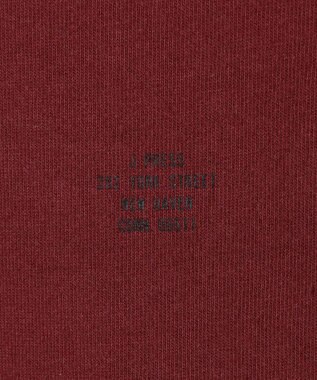 J.PRESS MEN 【J.PRESS ORIGINALS × CLUEL】【UNISEX】クレストロゴ ラガーシャツ ワイン系