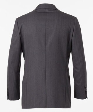 J.PRESS MEN 【ESSENTIAL CLOTHING】ヘリンボーンストライプ スーツ/総裏 グレー系1