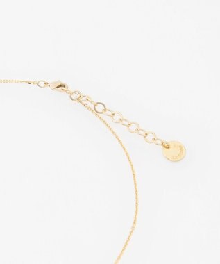 J.PRESS LADIES リングデザインパール ネックレス ゴールド系