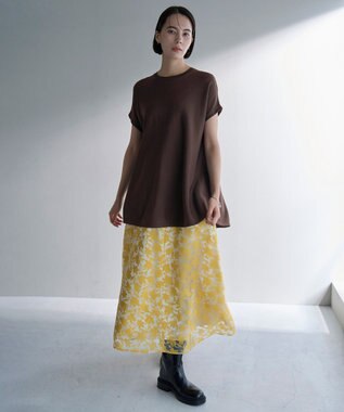 UNFILO スゴ機能 フレアニット [EC限定]ブラウン