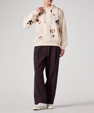 Paul Smith エンブロイダリー モチーフ パーカ エクリュ