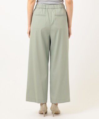 J.PRESS LADIES 【洗える】T／Rアルデンテツイル パンツ スモーキーグリーン系