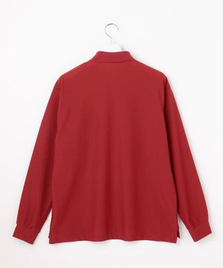 23区GOLF 【MEN】「AIR TOOL」長袖ポケットポロシャツ レッド系