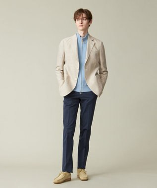 J.PRESS MEN 【KING SIZE】【ストレッチ】ハードウォッシュパンツ ネイビー系