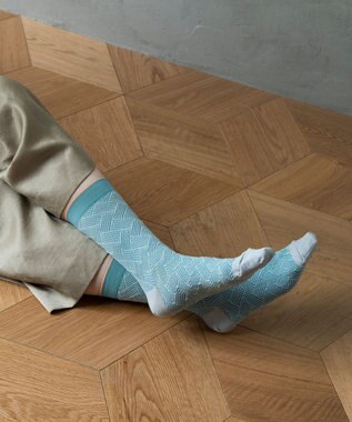TRICOTE BUMPY KNIT SOCKS / バンピーニットソックス 40MINT