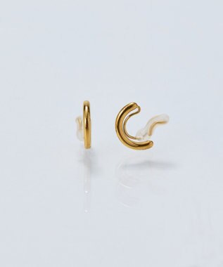 Phoebe 〈痛くないシリーズ/金属アレルギー対応〉スリークフープライトフィットイヤリング/サージカルステンレス ゴールド