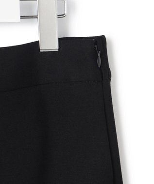 ICB L 【洗える】 ストレッチポンチ レギンスパンツ ブラック系