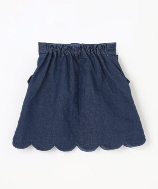 ANY KIDS リボン ポケット スカート デニム