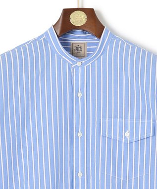 J.PRESS MEN 【WEB・一部店舗限定】シアサッカーストライプ シャツ/B.D サックスブルー系1