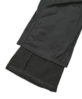 Green Parks フェザーレースジャガードパンツ Black