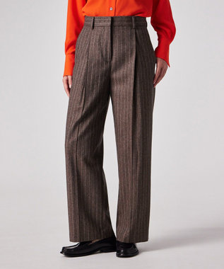 Paul Smith ストライプ ウール ワイドパンツ