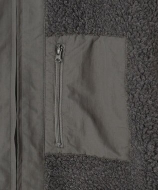 J.PRESS YORK STREET 【UNISEX】ボアブルゾン グレー系