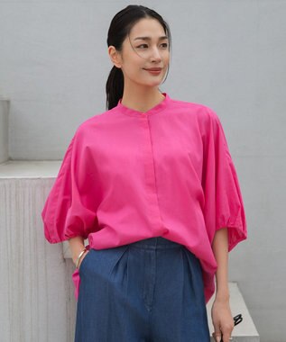  ソフトコットンローン シャツブラウス