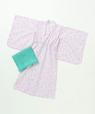 組曲 KIDS 【S-Lサイズ】SAKURA 浴衣 ラベンダー系5