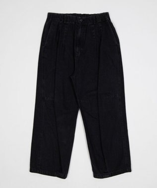 WEGO 【ユニセックス着用ITEM/SMLサイズ展開】イージーサーカスパンツ デニムブラックソノタ