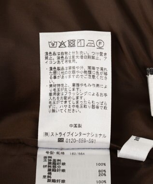 CRAFT STANDARD BOUTIQUE ウエスト折り返しスラックス Brown Mixture