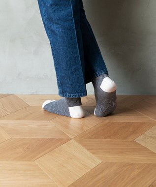 TRICOTE BUMPY KNIT SOCKS / バンピーニットソックス 95GRAY