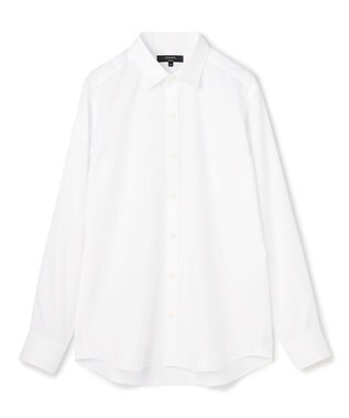 JOSEPH HOMME スーピマクロスウィーブ　レギュラーカラーシャツ ホワイト系