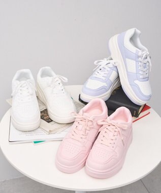 WEGO ベーシックスニーカー ピンク