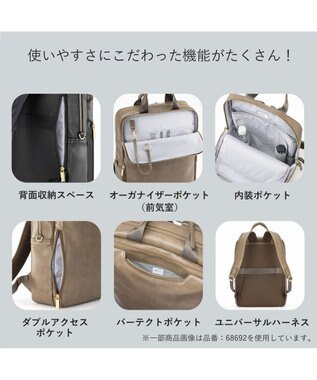 ACE BAGS & LUGGAGE ace. フィッテムクラス ビジネスリュック A4 13.3インチPC 12L 68691 エース シガーブラウン