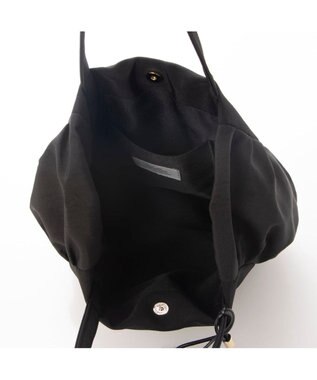 UNBILLION カシュカシュ cachecache / ポンポンつきラウンドミニトート ブラック