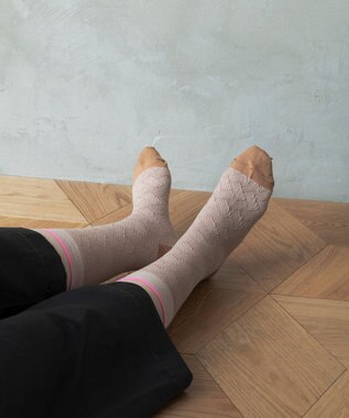 TRICOTE BUMPY KNIT SOCKS / バンピーニットソックス 87BROWN