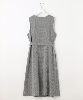 ANY SIS L 【2WAY】ジレラップ ワンピース モノトーンギンガム