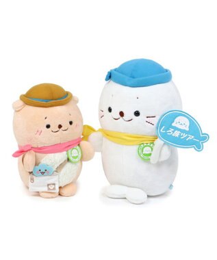 Mother garden しろたん お座り 添乗員 ぬいぐるみ 28cm -