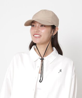 MOONBAT 【遮光100％/UVカット100％】フワクール (Fuwacool)  日差しを完全遮断ガードキャップ　遮光100　UV100 ベージュ