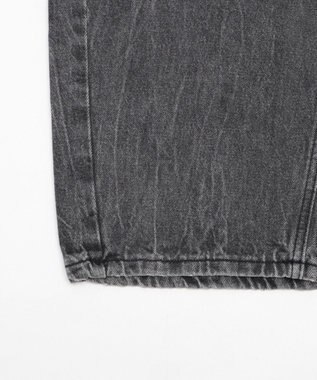 WEGO ラインストーンbackロゴデニム ブラック