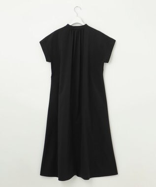 UNFILO 【GISELe 6月号掲載/洗える/軽量】MOVE TEX ギャザーワンピース ブラック