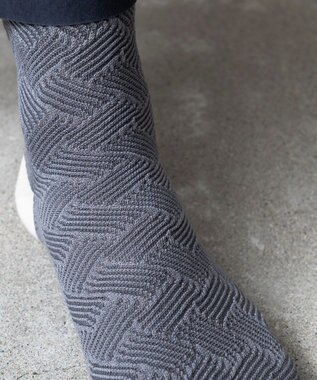 TRICOTE BUMPY KNIT SOCKS / バンピーニットソックス 95GRAY