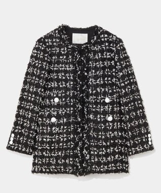 GRACE CONTINENTAL Tweed　ジャケット ブラック