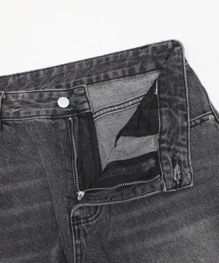 WEGO ラインストーンbackロゴデニム ブラック